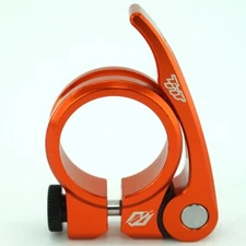TNT BICYCLES BMX QUICK RELEASE SEAT POST CLAMP - 31.8MM - 1-1/4" ORANGE