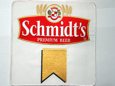 Schmidts Beer Jacket Patch , Large sz 