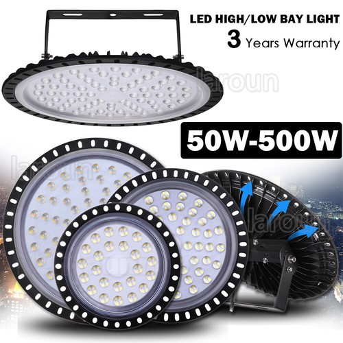 100/200/300/500W UFO LED Hallenbeleuchtung Hallenleuchte Fluter