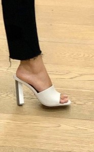 tony bianco white heels