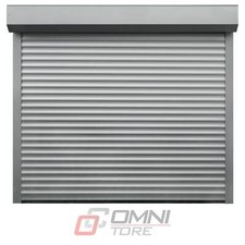 Rollabdeckung mit antrieb auf Ma&szlig; Garagentor f&uuml;r Carport Garage 2500 x 1934 mm
