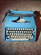 1960s Sperry Rand Remington Personal Riter BLUE Typewriter Case Works S-2 thumbnail