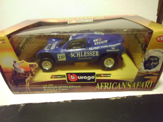ブラーゴ BUGGY SCHLESSER Paris-Le Caire Bburago 1:26 Buggy Schlesser Paris-Le Caire African Safari