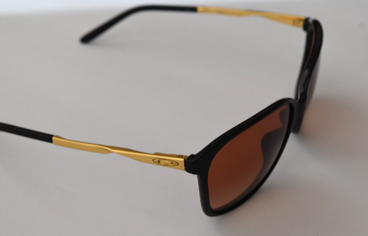 OAKLEY Game Changer Polished Black Gold Polarized OO9291-04 58-17