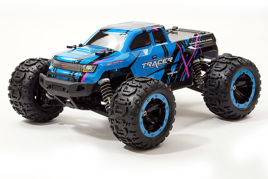 FTX FTX5596B 1:16 4WD Tracer Brushless Monster Truck RTR Blue