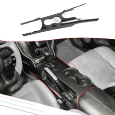 Center Console Gear Shift Panel Cover Trim for Ford Mustang 2015+ Carbon Fiber