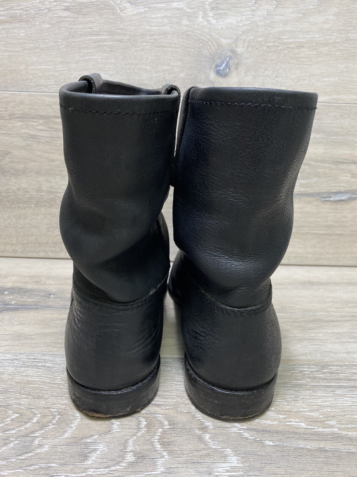 Isabel Marant Black Leather Ankle Slouch Boots EUR 38/US 8