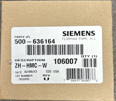 Siemens 500-636164 - Model ZH-HMC-W Strobe New Fire Alarm