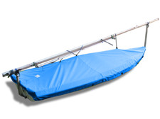Laser II Sailboat Deck Cover - Sunbrella Pacific Blue Top Cover - Made in USA!