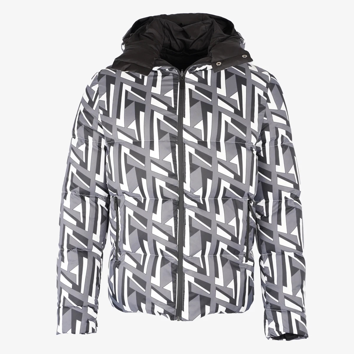 Fendi black hotsell and white jacket