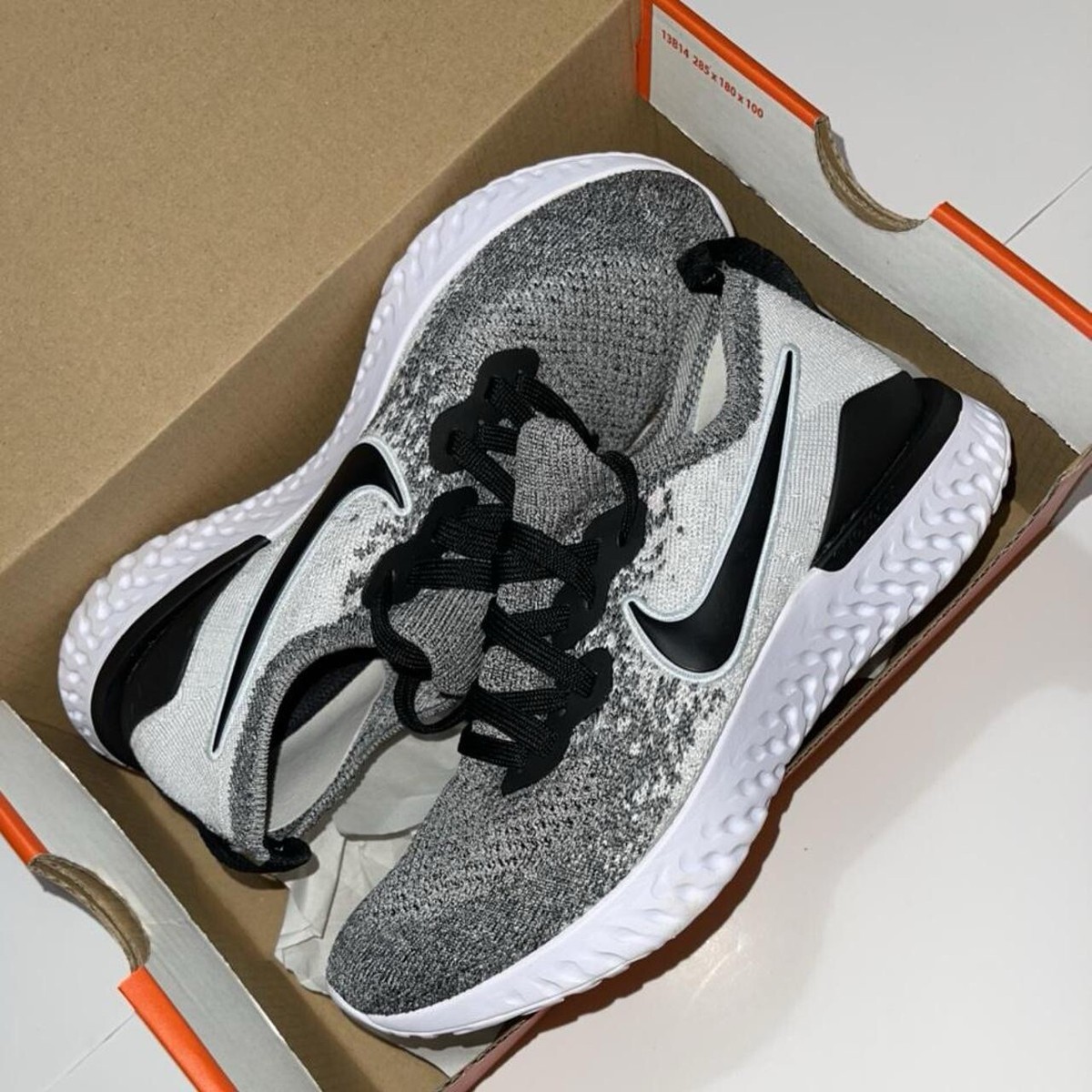 nike epic react flyknit size 12