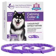 Calming Collar for Dogs 3 Packs Anxiety Relief Dog Pheromone Collar 60 Days