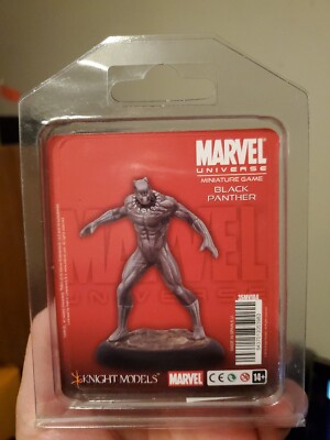 Figurine Knight Models – Black Panther – Marvel Universe – Peinte – Métal