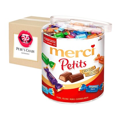 Merci Petits Chocolate Collection   1 x 1000g   Feine Pralinen in 7 köstlichen
