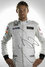 Jenson Button "McLaren Racing 2018" Autogramm signed 20x30 cm Bild