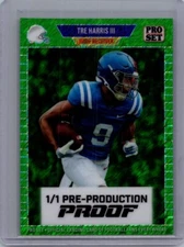 Tre Harris III 2024 Leaf Football 1/1 Pre Production Proof