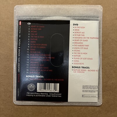Blondie - Greatest Hits: Sound & Vision CD/DVD 94634586320| eBay