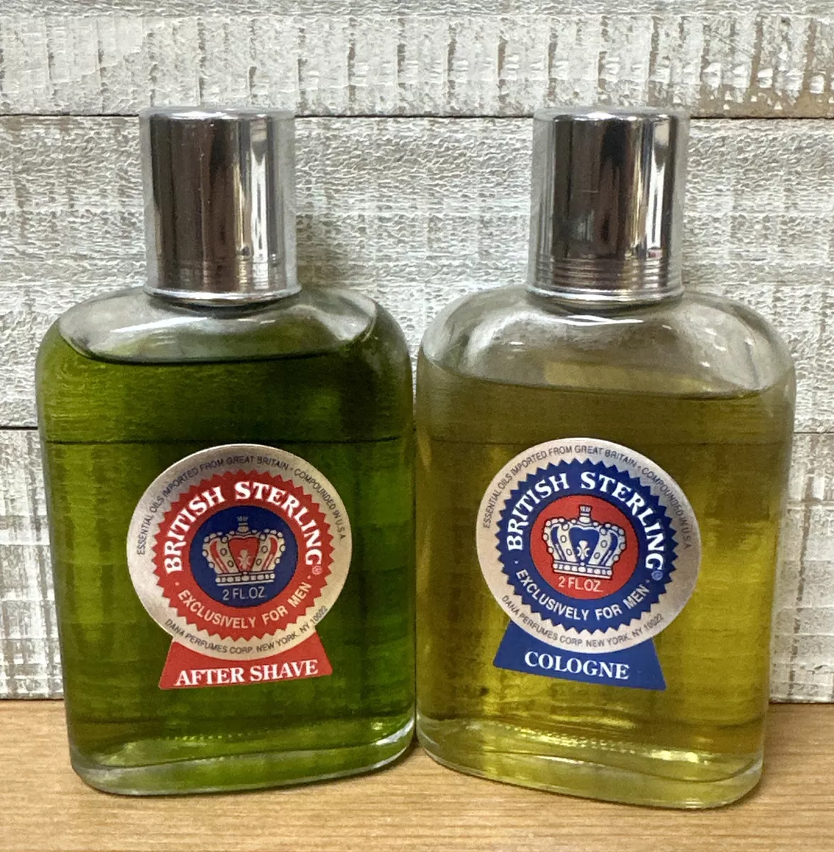 British Sterling Original 90s 2oz Cologne 2oz After Shave Splash