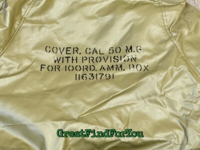 MILITARY BROWNING M2 50 CAL MG PROTECTIVE VINYL COVER W/ PROVISION