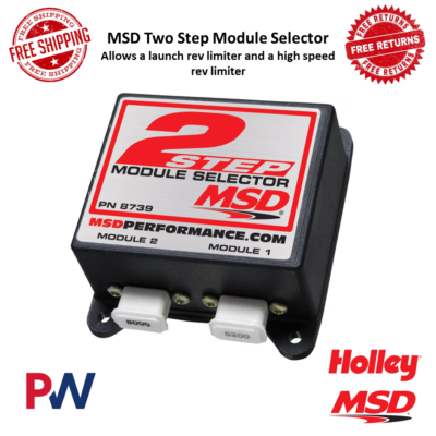 MSD Two Step Module Selector, Allows Launch and High Speed Rev