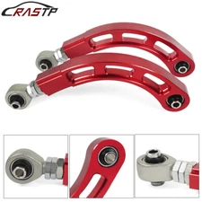 Bearing Adjustable Rear Camber Arm Kit Fit for Mitsubishi Lancer 02-06 08-17 Red