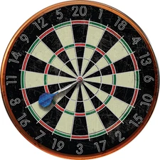 Dart Board Image Metal Sign, Decorative Only, Game Room, Pub Décor, Mancave, Bar