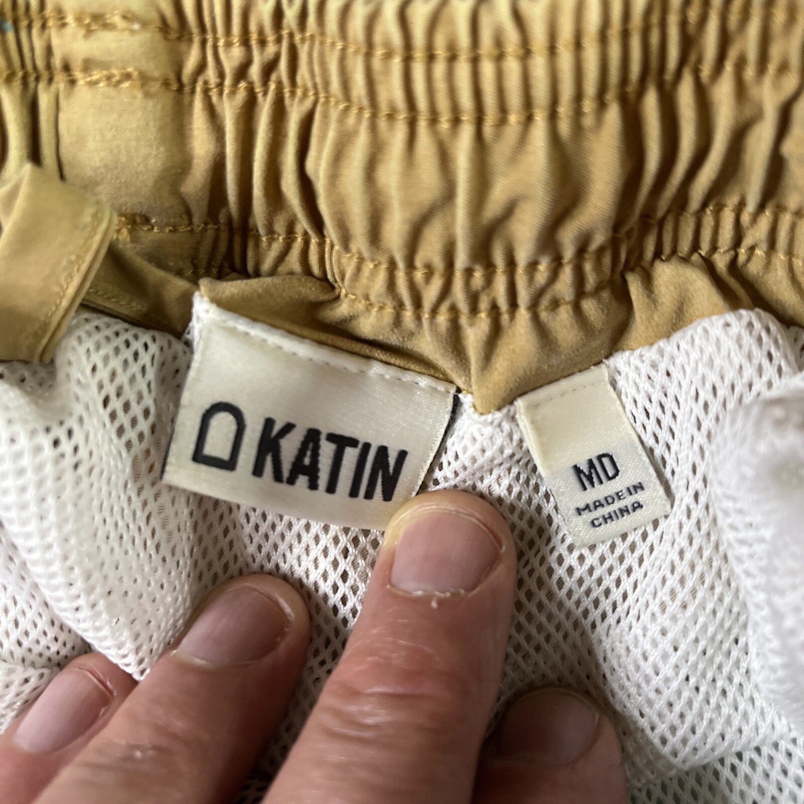 Katin Mens Colorblock Lined Swim Board Shorts Size 28… Gem