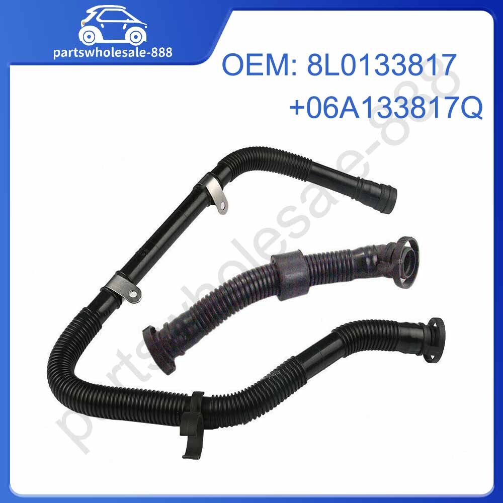 8L0133817 2Pcs Air Pump Connecting Hose For VW Golf Jetta AWD AWW AUDI TT AWP