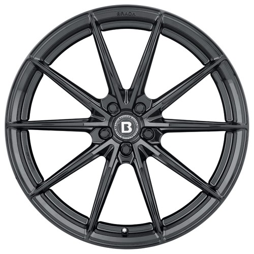 20 " Brada CX1 20x8.5 Noir Forgé Concave Roues Jantes Pour 2015-2019 Audi Tt Rs - Photo 2 sur 12