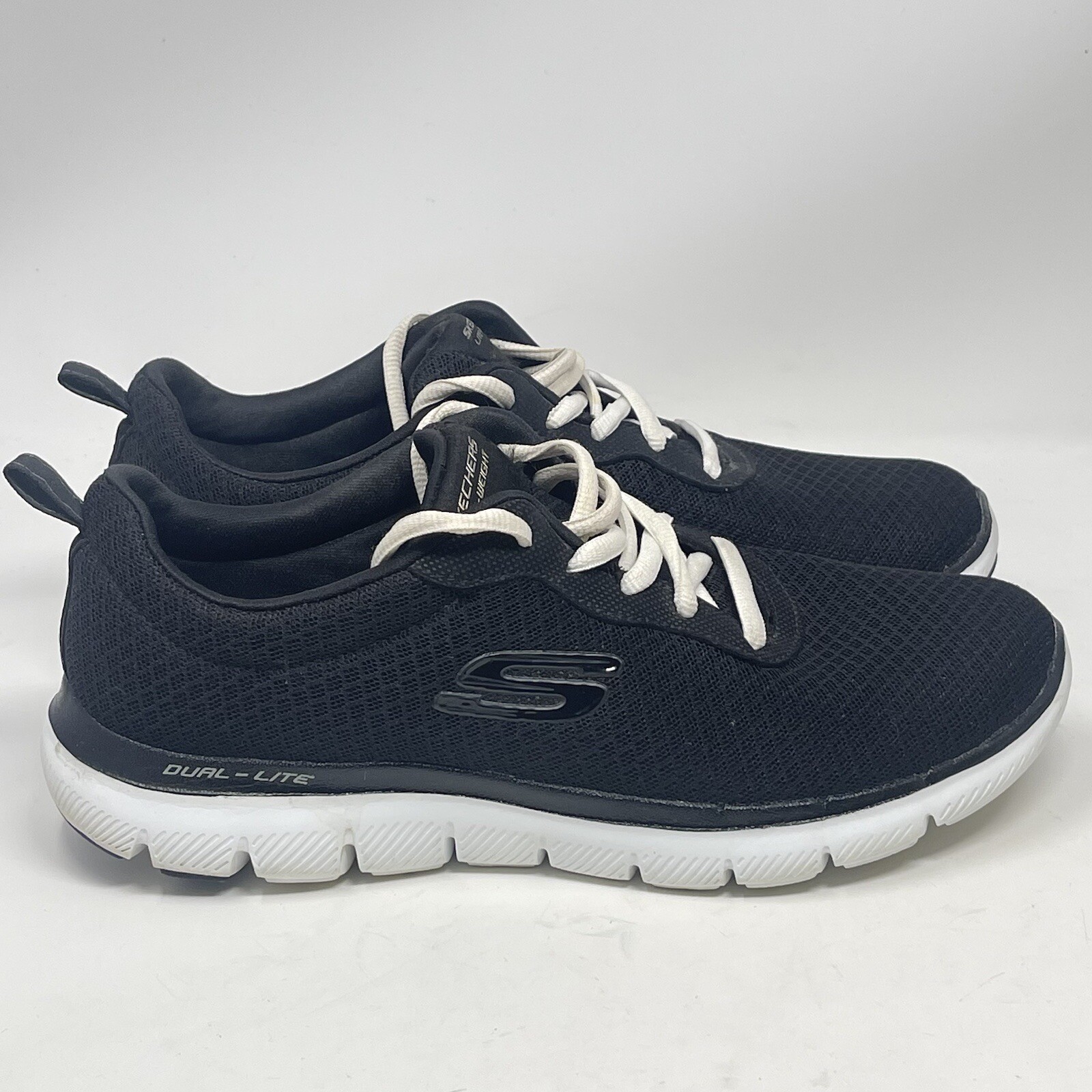 Skechers Flex Appeal Shoes Womens Black Memory Foam