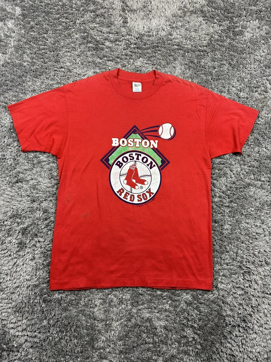 vintage Trench Boston Red Sox MLB baseball 80s t shirt adult xl