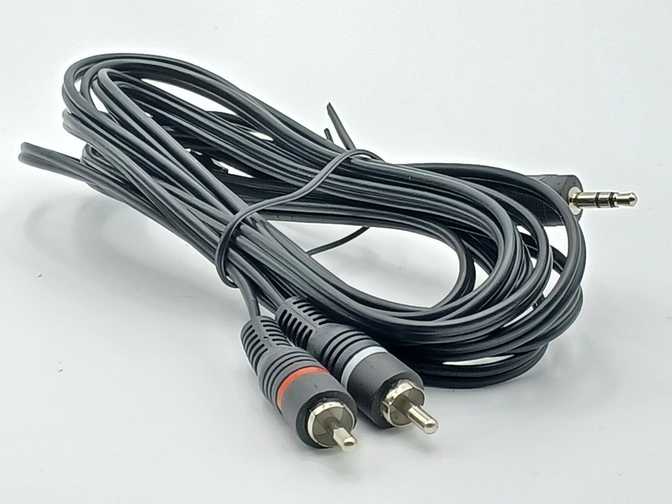 2x Audio Kabel - 3,5mm Klinke Auf Cinch - RCA Zu Jack, Chinch Zu AUX Klinke 1m E - Foto 6