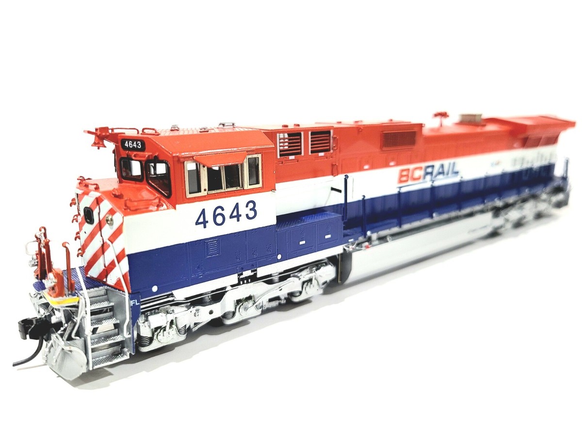 Overland OMI BCR GE C44-9WL British Columbia Railway #4643 HO
