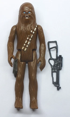 Chewbacca Star Wars 1977 Kenner Figure w/ Weapon - Vintage - J300