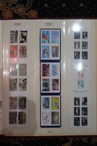 TIMBRES FRANCE NEUFS ** ANNEE 2013 QUASI COMPLETE CARNETS BLOCS SUR PAGES SAFE - Foto 18 di 24