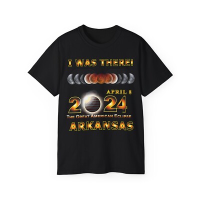 Classic - Total Eclipse - 2024 - I was There w Yellow Outline - ARKANSAS