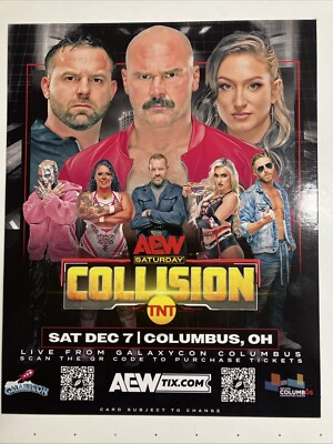 AEW Collision GalaxyCon 12/7/24 Columbus OH Live Event Promo Hot Rare Darby