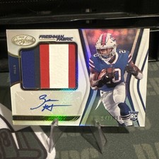 2020 Panini Certified Zack Moss #235 Freshman Fabric Rookie 4clr /499 Patch Auto