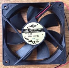 ADDA AD1224UB-A71GL DC24V 0.25A 120 120 25MM 2-Wire Dual Ball Cooling Fan