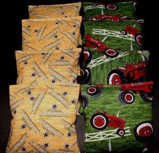 Tractor Country International Farmall fabric ACA Regulation Corn Hole Game Bags