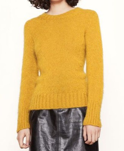 Marne Mohair Blend Crew Neck Sweater 
