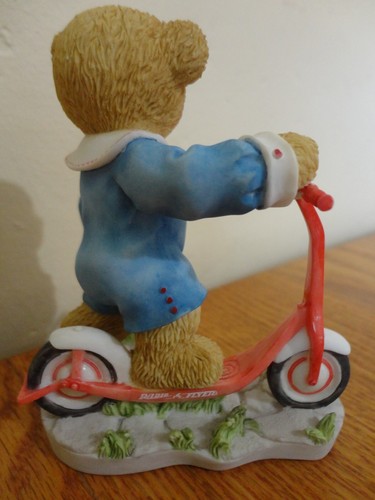 Lote de 4 Cherished Teddies Molly Colby Letty Booker y Fletcher Wagon Scooter - Imagen 6 de 13