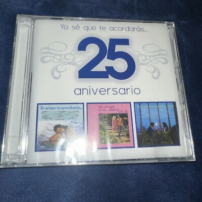 Yo Se Que Te Acordaras: 25 Aniversario by Various (CD, 2020) Er 3 Cds