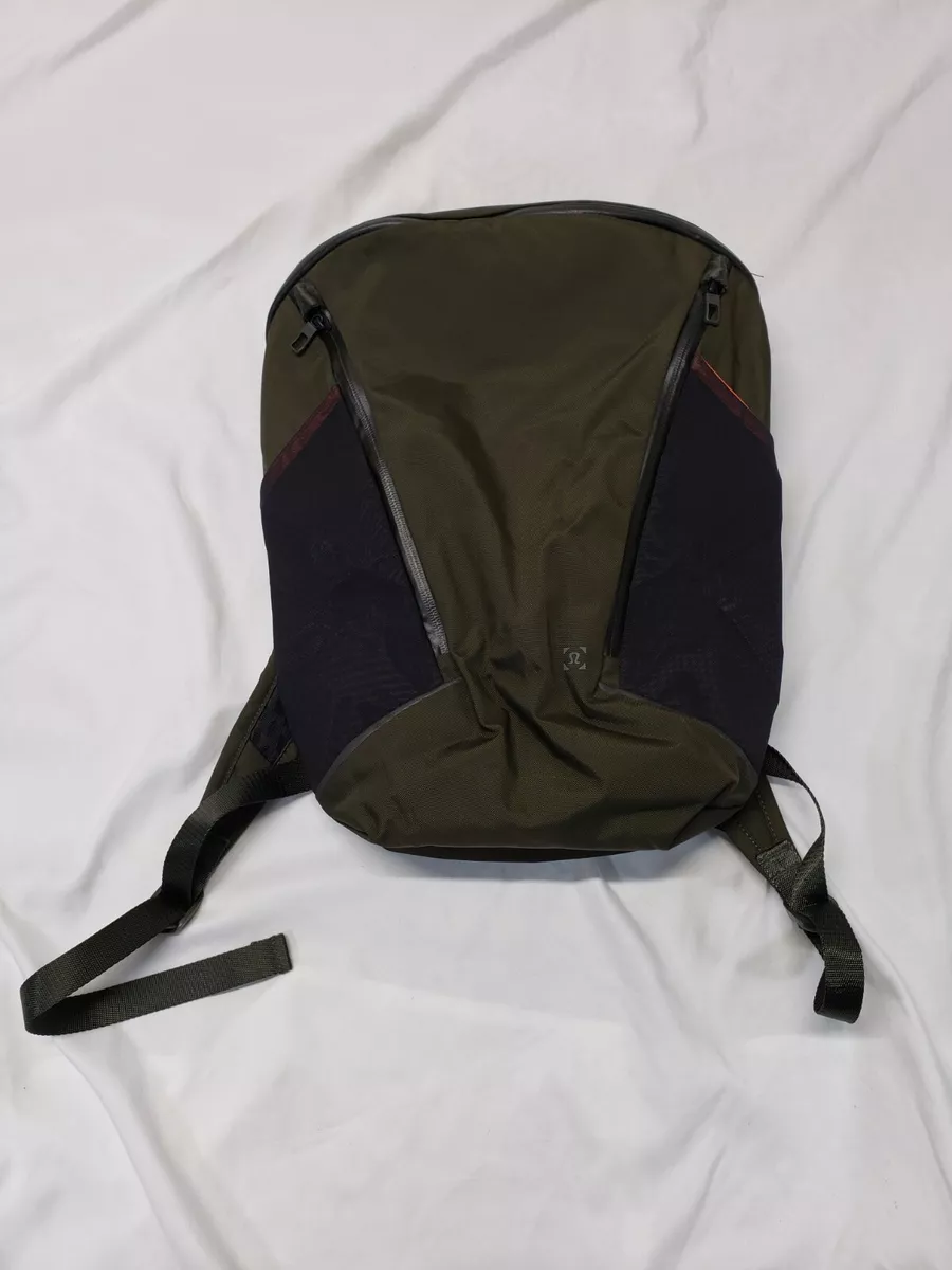 Lululemon Athletica “More Miles” Backpack Dark Olive Green Hiking Active