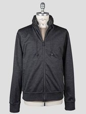 Kiton Knt Gray Cotton Virgin Wool Coat TC442 ...