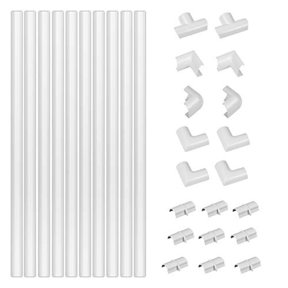 (TG. 30x15mm (Mini)) D-Line Nascondi Cavi, Canaline Elettrich, Canaline Per Impi