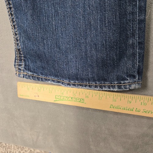 Jeans plateados para hombre 36x34 (actual 37x33) Gordie relajado suelto recto azul - Imagen 8 de 9