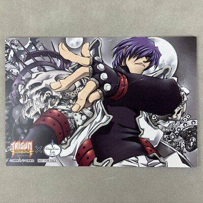 Trigun Maximum x Chugai Grace Café Legato Bluesummers Limited Art Postcard