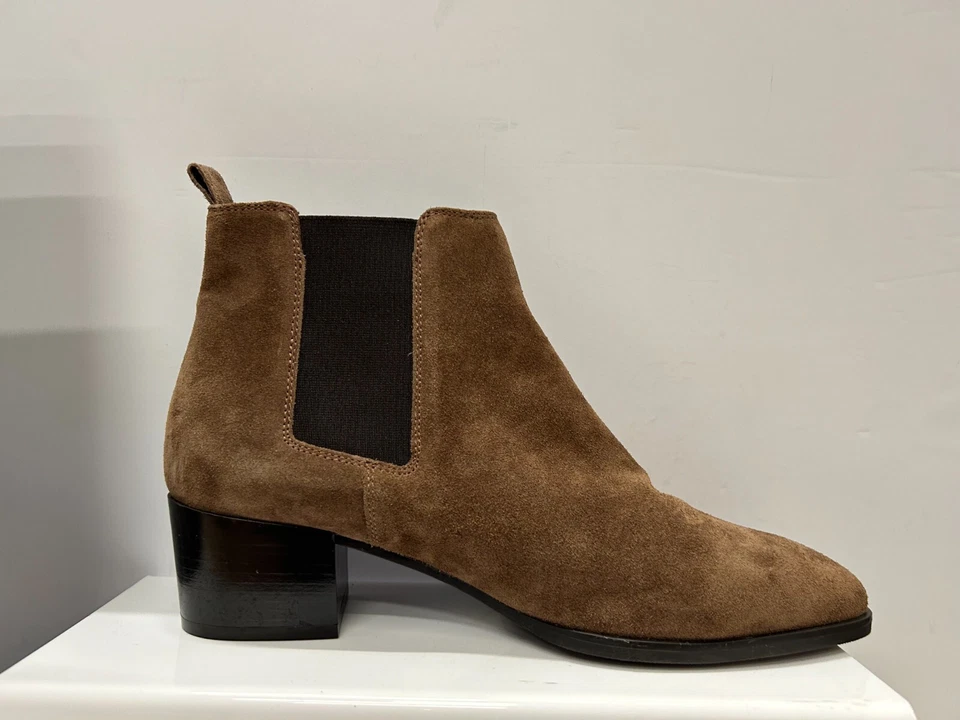 DUNE LONDON Botín De Tacón De Nubuck Payger UK 8 US 10 EU 41 REF M391- - Imagen 2 de 4