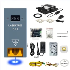 K30 30W Laser Module Head+Air Assist Pump Kit for DIY Laser Engraving Cutting